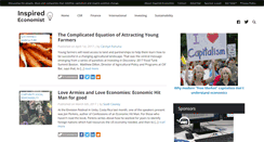 Desktop Screenshot of inspiredeconomist.com